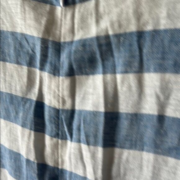 Ashley Stewart Striped Blue and White Jumpsuit sleeveless  size 18 - Picture 8 of 8